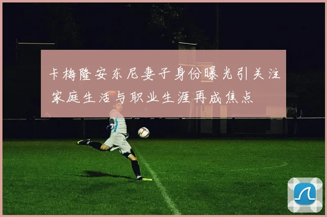 卡梅隆安东尼妻子身份曝光引关注 家庭生活与职业生涯再成焦点