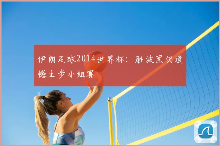 伊朗足球2014世界杯:胜波黑仍遗憾止步小组赛